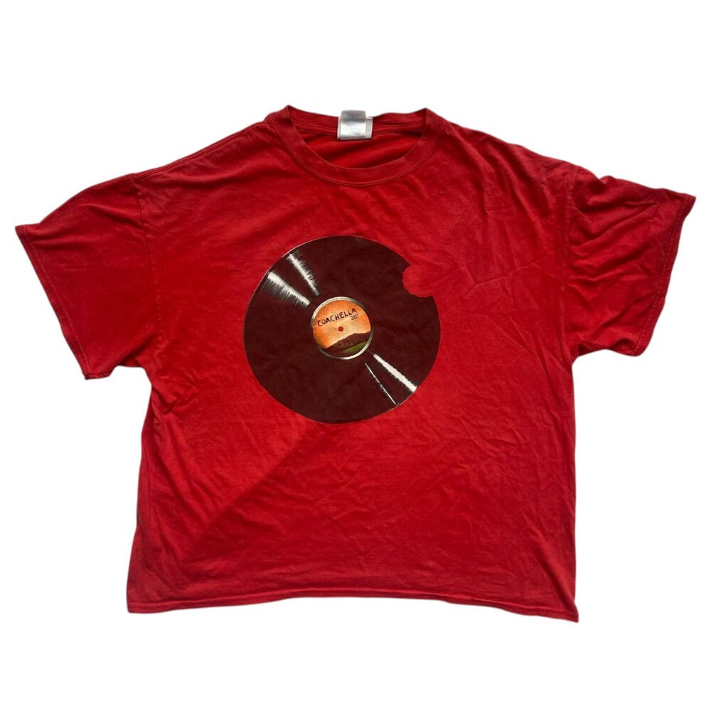 Authentic Coachella 2007 Red Concert T Shirt Size XL‎